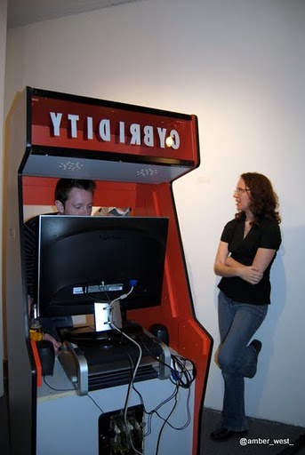 cybridity A game that isolates you <i>inside</i> the cabinet. What could that mean?