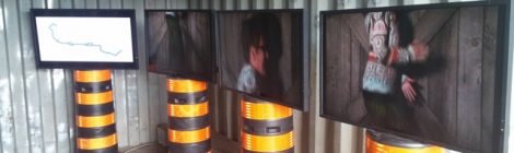 "Every day I am a Train" Video Installation